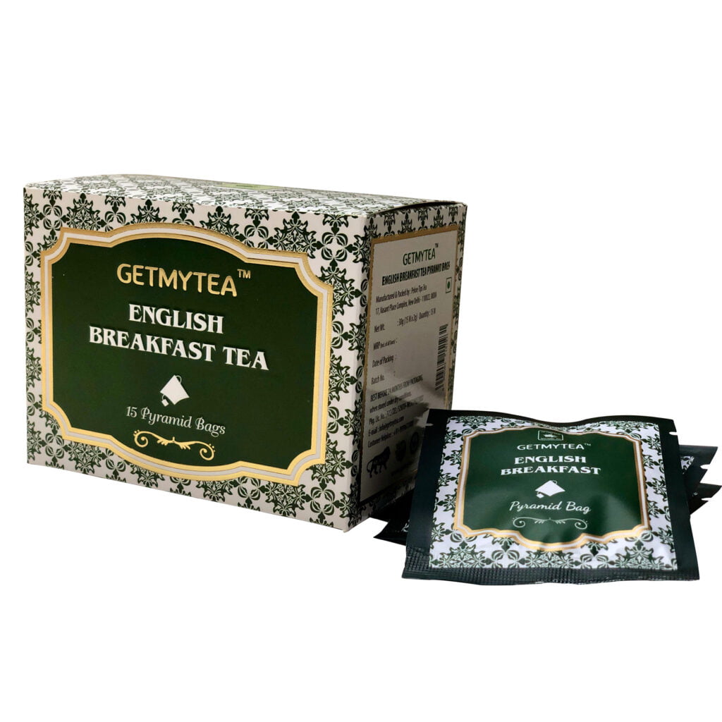 English Breakfast Tea in Pyramid Tea Bags- Black – TRISHNNA TEA